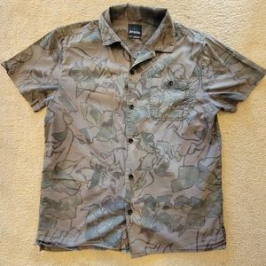 Prana button down men's shirt size M